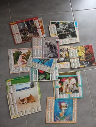 Lot almanachs calendriers - almanachs,