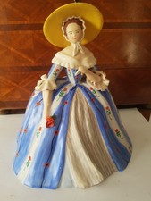 FAIENCE DESVRES MASSE CLOCHE TABLE FIGURINE MARQUISE DE VALENCE grange Potiers