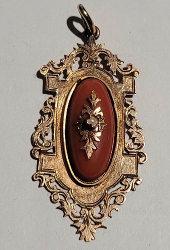Pendentif xixe pomponne - pendentif,