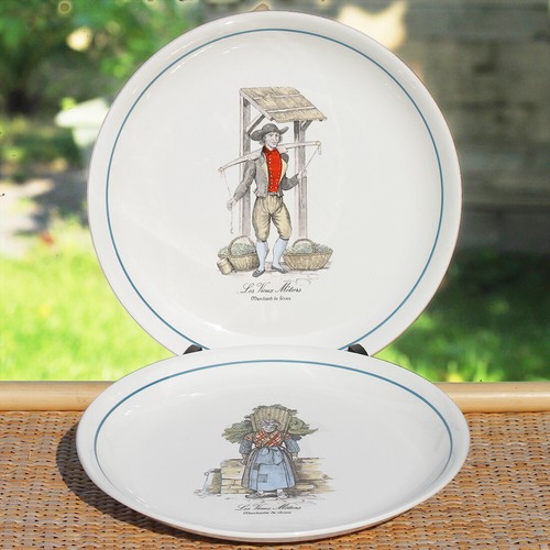 Lot assiettes plates - 2, les