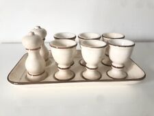 Service à coquetiers oeufs et saliére poivriére ancien GV