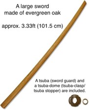 Grande épée en bois 3,33