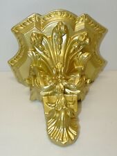 -BELLE CONSOLE D'APPLIQUE en PLATRE doré Fin XIXe début XXe déco pour statue