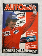 AUTO HEBDO N°492 10/10/1985 PROST RALLYE SAN REMO GP EUROPE LANCIA DELTA S4 FORD