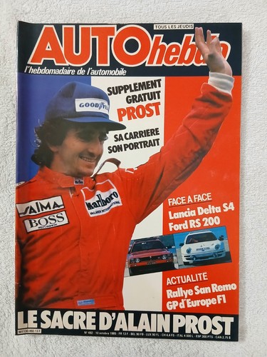 Auto hebdo 492 - n°492, 10/10/1985