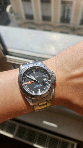 Montre elgin professional gmt - elgin,