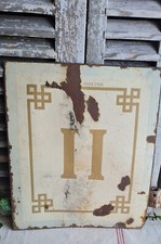 ANCIENNE PLAQUE EMAILLEE DE TRAINS PARISIEN DE LA LIGNE SPRAGUE 2EME CLASSE