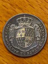 Jeton argent Louis XV États de Bretagne à Nantes 1760 Loire-Atlantique Daniel110