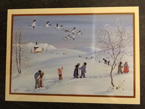 Reproduction litho peintre - cp,