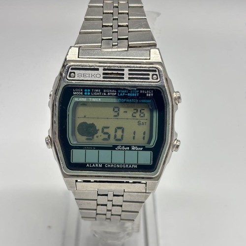 Seiko a258 5000 silver wave - seiko,