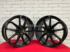 4x roues 21" 5X130 style TURBO noires pour Porsche Cayenne E3 GT GTS COUPE