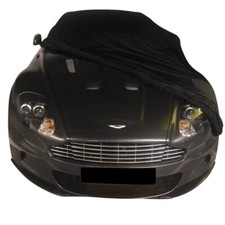 Bâche de protection compatible avec  Aston Martin DBS V12 pour intérieur Noir