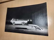 Photo vintage originale Renault Floride Caravelle cabriolet 1958‑62 39x26 cm