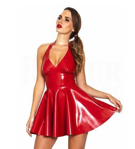 Sexy robe vinyl taille - sexy, m