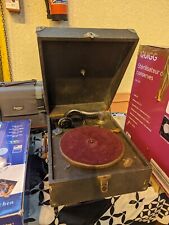 VALISE GRAMOPHONE avec disques