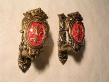 Lot 2 patères chasse Fleur de Lys /porte fusil/venerie