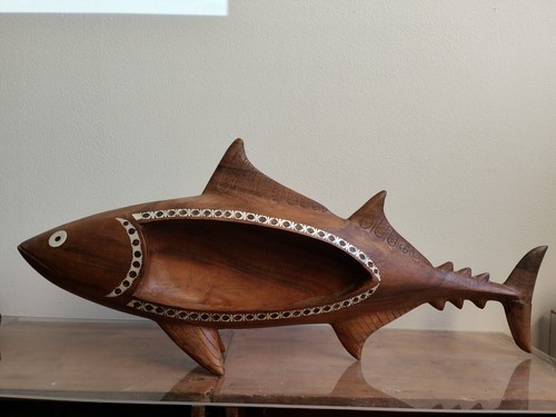Poisson sculpte bois - poisson,