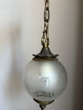 SUSPENSION ANCIENNE BRONZE ET