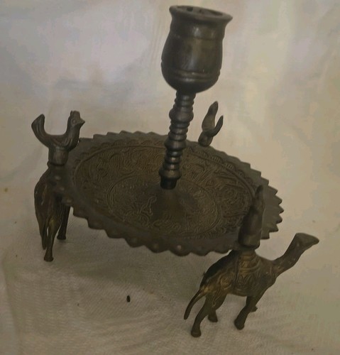 Bougeoir ancien laiton ou - en,