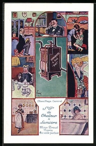 Carte postale chaleur - carte, &