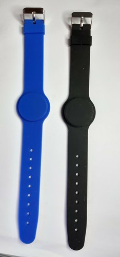 Bracelet rfid noir - bracelet, bleu