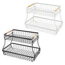 Panier à fruits à 2 étages