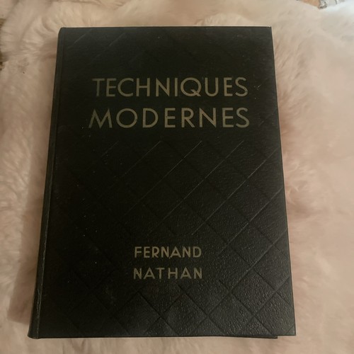 Livre techniques moedernes