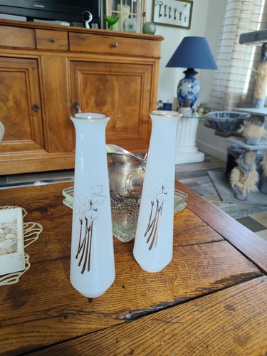 Lot vases soliflores - 2, en