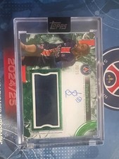 Topps Exhibition Paris PSG Bradley Barcola 70/75 Autograph Relic EX-BB 2024-25
