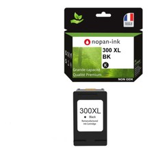 300XL fabriqué en France, 1 Cartouche d'encre compatible pour HP 300 XL Noir CC6