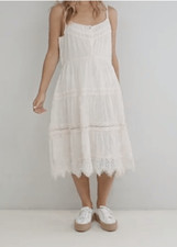 Robe Bershka Broderie Coton