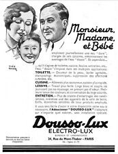 *** Adoucisseur d'Eau DOUSSO-LUX *** 1933 - pub. (25 x 32,5) // p182