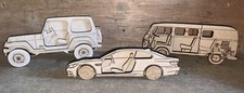 Modèle de voiture MDF art en