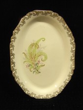 ANCIEN GRAND PLAT SERVICE PORCELAINE LIMOGES CHADELAUD FRENCH ART DE LA TABLE