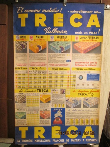 Affiche ancienne treca - treca,