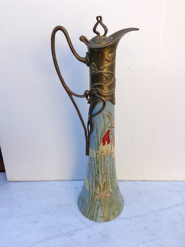 Old aiguiere bronze ceramique - old,
