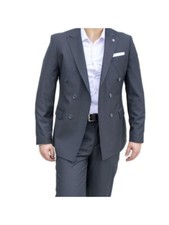Costume homme croisé gris