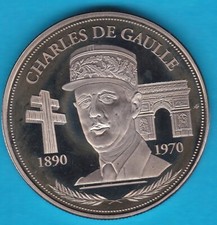 Charles de Gaulle 1890  1970  Tresor Patrimoine  Module  41mm Poids 31 g  BU SUP