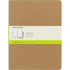 3 carnets - 19x25cm - Kraft -