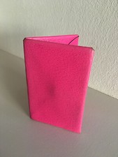 Hermès - Porte cartes Calvi en cuir rose