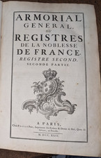 livre ancien-Armorial