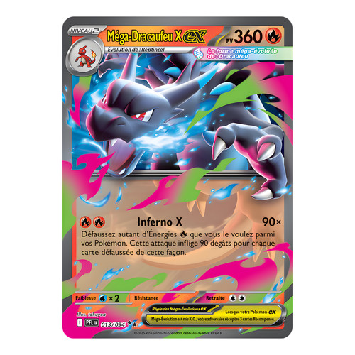 Méga dracaufeu 013 094 - ex, 013/094
