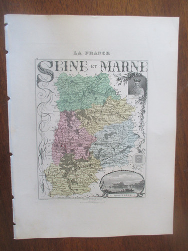 Ancienne carte migeon - migeon, du
