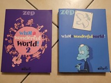  2 Livres BD Titeuf What A Wonderful World 1 Et 2 Delcourt