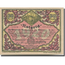 [#281074] Geldschein, Österreich, Attersee, 50 Heller, voilier, 1920 UNZ Mehl:FS