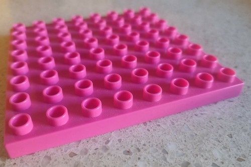 Unique plus used roof 8x8 - used, pink