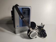 Sony Walkman Cassette Wm-8 Avec Casque Ecouteur NOVA 45 Vintage STRANGER THINGS