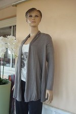 GILET ASYMETRIQUE MASTIC DE MARQUE * CAMAIEU  * TRES DOUX TM/L 38/40/42 NEUF