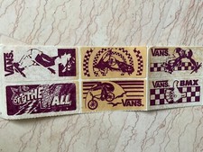 VANS: 6 STICKERS VINTAGE POUR