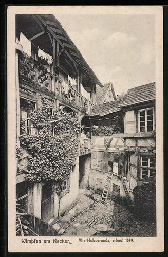 Wimpfen neckar ancienne - wimpfen, neckar,